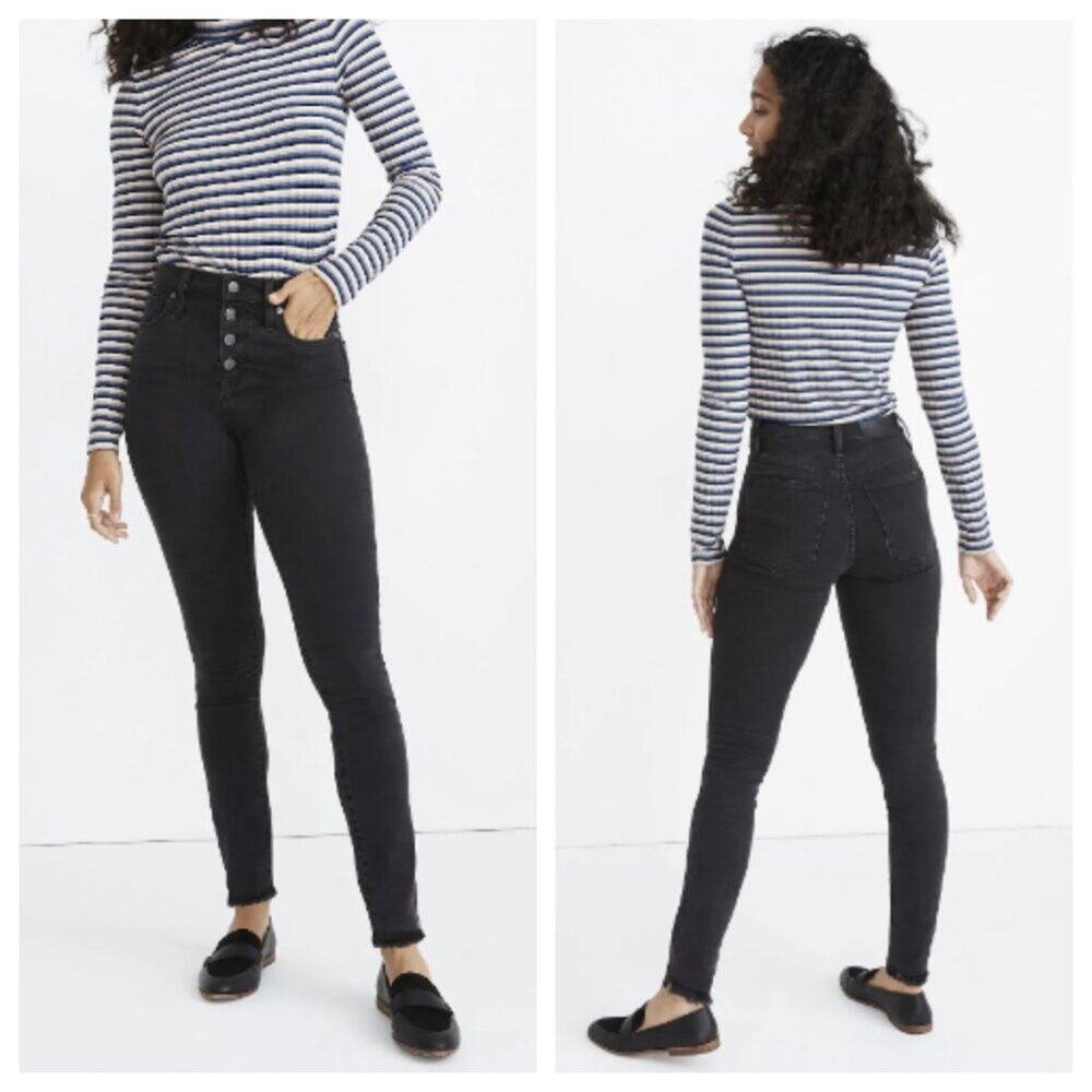 Madewell Women's Curvy High Rise Skinny Jeans Berkeley Wash Size 33P